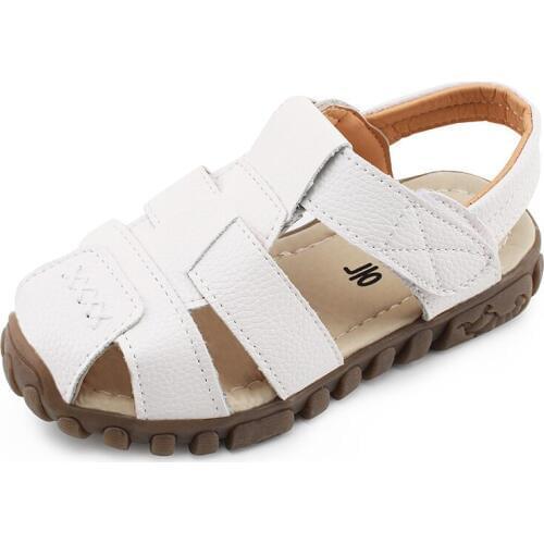 Boys Summer Sandals Baby Kids Beach Sandals for Boys Children Closed Toe Shoes Baby Sport Sneakers Size 21-30 for 1-7 Years Old