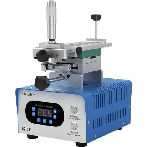 FORWARD Quickly Preheat Station Removal Separator Machine FW-361+ with Dual Head Powerful Pump for All Phone OLED Screen Repair