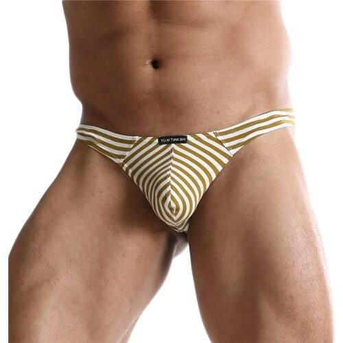 Sexy Mens Underwear Cotton Briefs Patchwork Low Wiast Seamles Underwear Breathable Sexy Underwear Men Brief Underpants