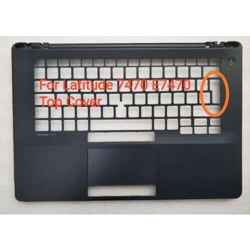 New original Laptop Palmrest Top Cover Upper Case Keyboard cover black UK layout for Dell Latitude 74270 E7470 RDVRW 0RDVRW