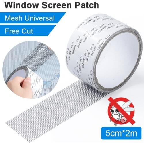 2M Fix Net Window Mesh Repair Patch Home Adhesive Anti Mosquito Fly Bug Insect Repair Screen Wall Patch Stickers