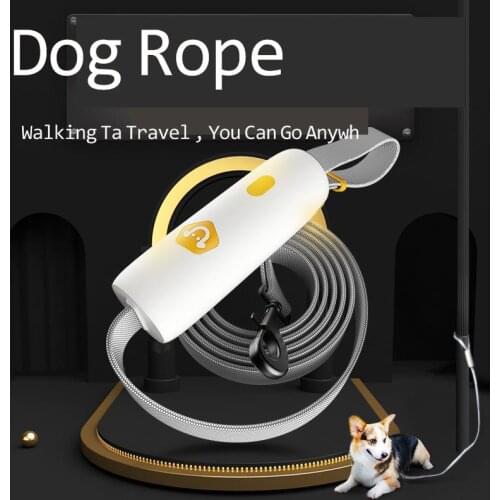 Pet Products Pop Dog Leash Elastic Rope Corgi Dog Collar Harness Chiens Accessories Dogs Leash Pet Shop Everything For Dogs