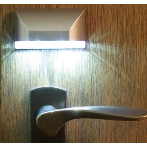 Mycyk Home intelligent night light door lock light infrared sensor unlock night light amazon sensor LED door lock light Small