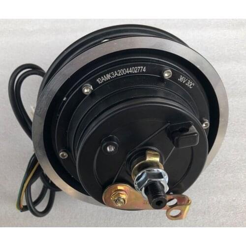 10 inch 24v36v48v brushless wheel motor driving scooter drum brake disc brake motor small car motor