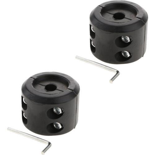 2 pcs Wide: 2 5/8 inches Thick1 3/4 inchesGeneral Bike ATV UTV Winch Cable Hook Stopper Rubber Cushion Stopper Line Saver