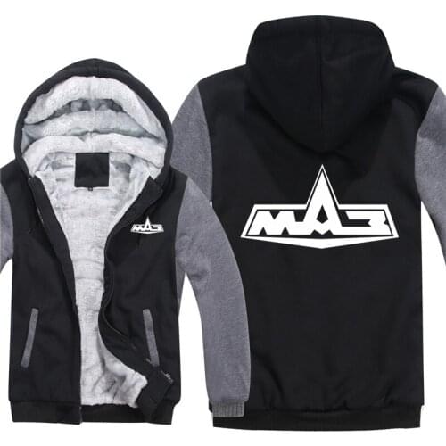 2021 MAZ Truck Hoodies Jacket Winter Men Pullover Man Coat Casual Wool Liner Fleece Maz Sweatshirts