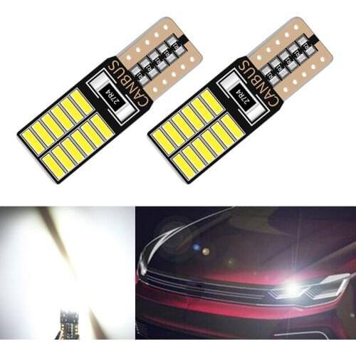 2x Car LED T10 Canbus W5W No error Wedge Light For Skoda Superb Octavia A7 A5 2 Fabia Rapid Yeti