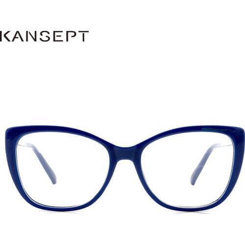 Women Eyeglasses Frame Glasses-Transparent Lens Retro Ladies Cat Eye Glasses Vintage Myopia Glasses Frame Eyewear#OR011