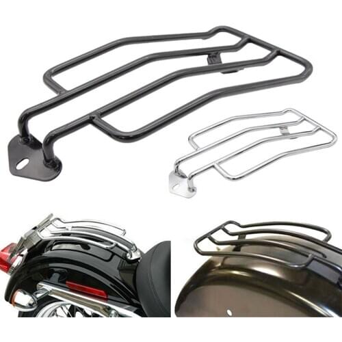 Motorcycle Luggage Rack Backrest Support Shelf Fits Rear Solo Seat 280Mm (11 inch) for XL Sportsters 883 XL1200 1985-2003