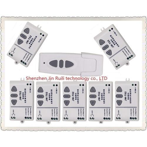 220V wireless projection screen remote control switch projection curtain remote control switch 7* Receiver +1*Transmitter