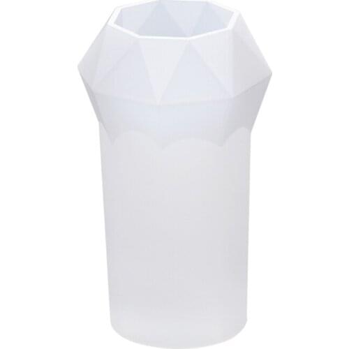 Diamond Cone Shape Candle Epoxy Resin Mold Home Decorations Silicone Mould DIY Crafts Jewelry Ornaments Casting Tool