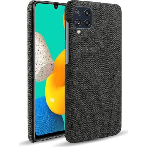 Ultra Thin Plain Anti-Sweat Fabric Protective Case for Samsung Galaxy A72 A52 A52S A32 A12 A22 4G M32 Funda A22 5G Phone Cover