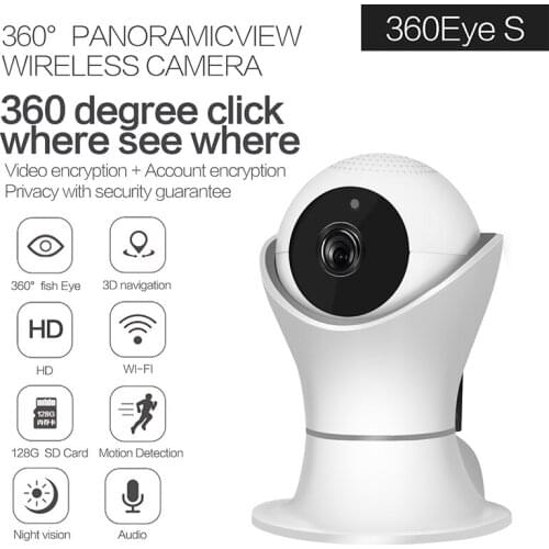 1080P Home Security Surveillance Camera IP Wifi Wireless HD 2.0MP IR P2P Camera Two-Way Audio Support 128G SD Card Baby Monitor