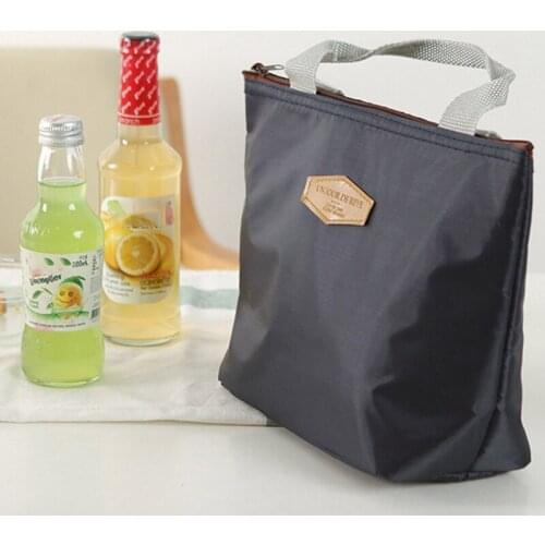 Lunch Box Bag Waterproof Thermal Bag Oxford Fabric Portable Thermal Insulated Picnic Food Box Tote Kitchen Organizer Food Bags