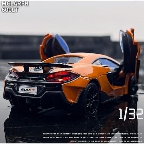 1: 32 McLaren 600lt sports car alloy car mold and toy car metal toy car model high simulation collection of childrens toys gift