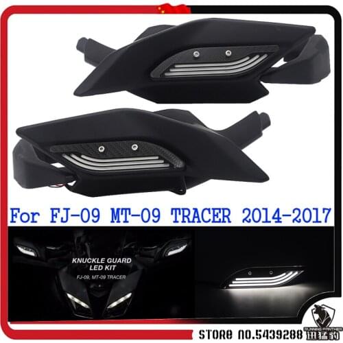 Motorcycle Accessories For YAMAHA MT 09 MT09 TRACER FJ 09 FJ09 TRACER 2014-2018 LED hand guard light LED lights