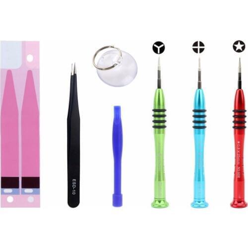 JF-8163 7 in 1 Battery Repair Tool Set for iPhone 8