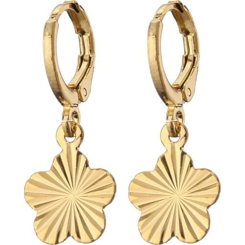 New star earrings female middle east arab dubai copper gilded fashion earrings