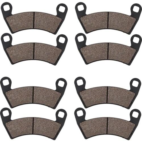 Motorcycle Front and Rear Brake Pads for POLARIS 800 Ranger 800 6x6 2010 2011 2012 2013 2014 2015
