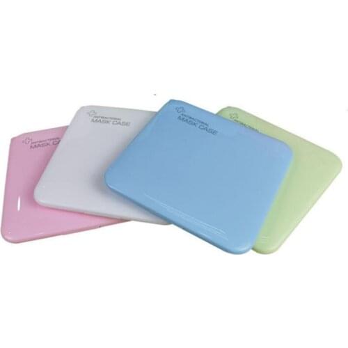 Portable Mask Case Box Plastic Face Mask Storage Case Rangement Masque Dust Moisture Proof Fashion mask case storage box