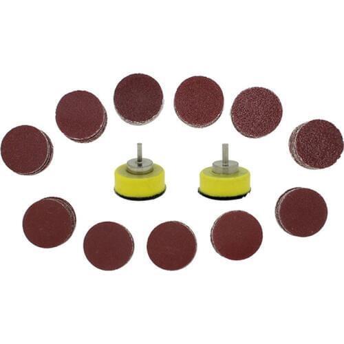 110pcs 1 inch 40-600 Grit Sanding Disc with 2.3mm 3mm Shank Polishing Pad Abrasive Tool Set