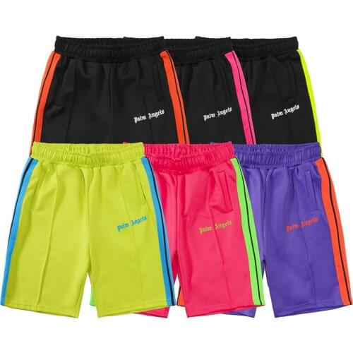 Palm Angels Letter Logo Men Women Unisex boyfriend gift Lovers Couple models Cotton short pants Fashion Beach Casual shorts