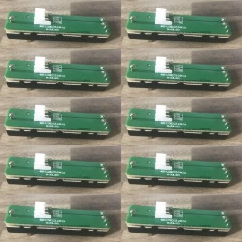 10PCS Replacement Cross Fader Assembly for DDJ SR SX DJM 250 704-DJM250-A032 with PCB Handle height 15mm