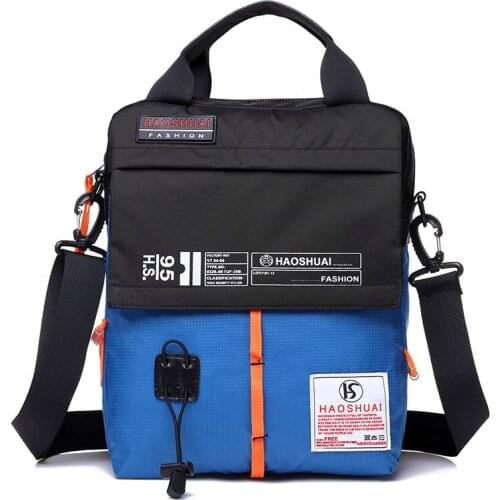 Weysfor Mens Bag Messenger Bag Male Waterproof Nylon Camouflage Satchel Over the Shoulder Crossbody Bags Handbag Mini Briefcase