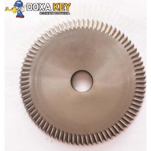 U01 angle milling cutter 60.4mm HSS key cutter for SILCA UNOCODE 399 series key cutting machines