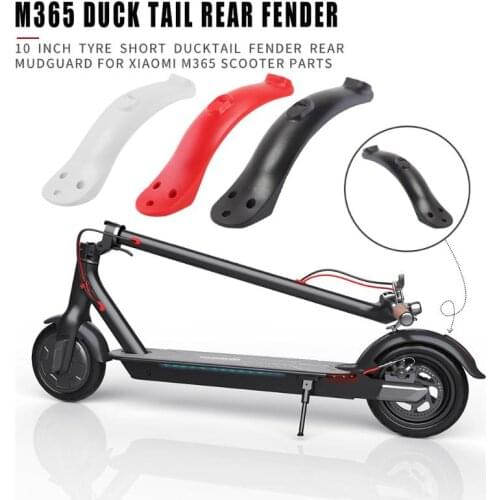 Upgraded Splash Fender Short Ducktail for Xiaomi M365/M187/Pro Scooter Rear Mudguard Back Wing for Xiaomi M365 Scooter Accessory