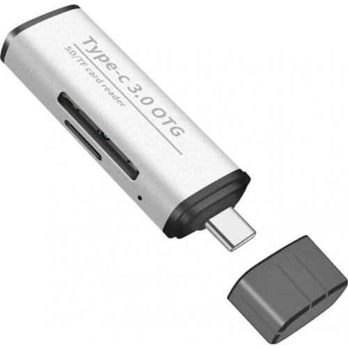 Card Reader Type-C Multifunctional Card Reader XCF-D205 USB3.0 High Speed Card Reader OTG Adapter For PC Support SD/TF Card