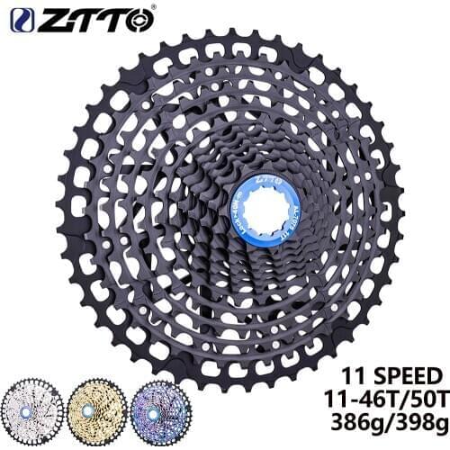 ZTTO MTB Bike 11 Speed Ultralight Cassette 11-46T Rainbow k7 11V 46T sprocket 11s 50t Freewheel HG System For GX X1 NX M8000