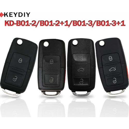 KEYDIY 1/5/10pcs, Original KD900 B Series Remote Control KD B01-2/3/2+1/3+1 Car Key for KD-X2 Key Programmer KDMINI Machine