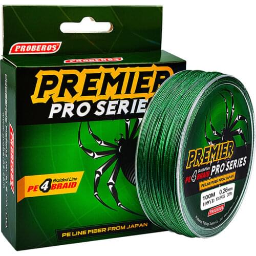 100M Fishing Line 4 Strands Multifilament Super Strong Braided Wire 6-100LB PE Carp Fishing Smoother Fishing Wire
