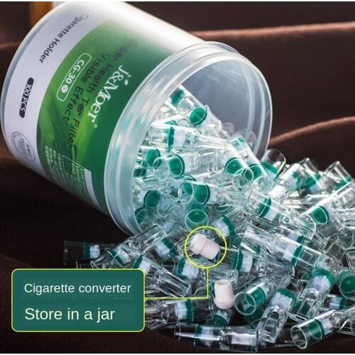 100 Piece/set For Business Men Women Cigarette Filters Auxiliary Quit Smoking Tools Filter Cigarette Smoke Multifunction E0954