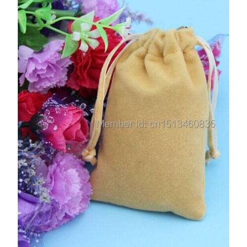 100pcs/lot HIgh quality velvet jewelry bag/pouch for accessories/bangle,Size can be customized,Various colors,wholesale