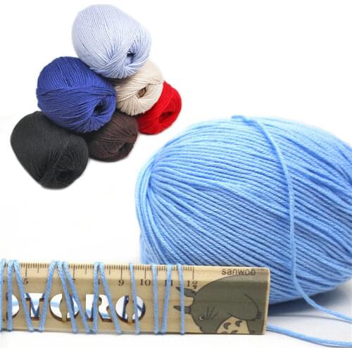 20pcs knitting yarn lanas para tejer a crochet cotton yarn for knitting 60% silk fiber lamp 40% Skin Velvet