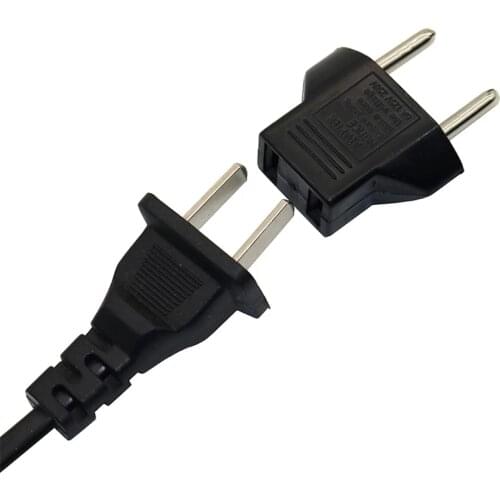 5 Pcs/lot 2 Pin EU European Adapter US To EU Plug To Travel Power Converter Adapters