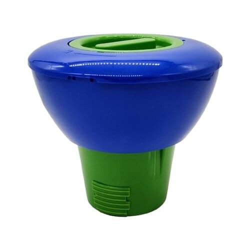 7 Inch Swimming Pool Floating Chlorine/Bromine Tablet Dispenser for Swimming Pools, Spa, Hot Water Buckets and Fountains