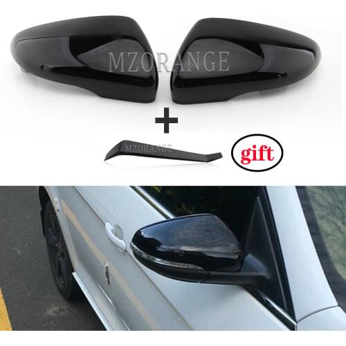 For Volkswagen Side Rearview Mirror Caps Cover for VW Golf 6 GTI MK6 2009-2014 Door Wing Mirror Cover Trims Trim Holder