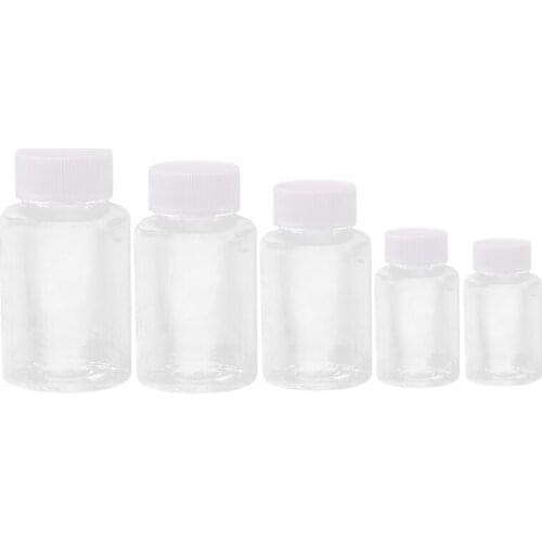 50ml/80ml/300ml Travel Refillable Bottles Portable Transparent Plastic Bottle Small Sub-bottling Bottle Skin Care Tool TSLM1
