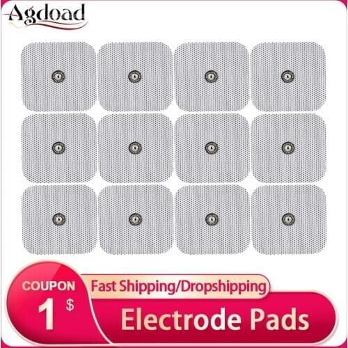 10/20/25/50 Packs Tens Electrode Pads for 12/15 Modes EMS Tens Machine Digital Therapy Physiotherapy Massager Tens Electrodes