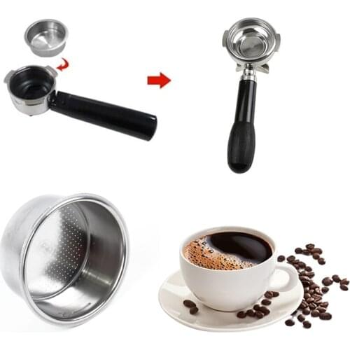 51mm Coffee Filter Cup Non Pressurized Filter Basket Coffee Bottomless Filter for Breville Delonghi Krup Kitchen Accessories