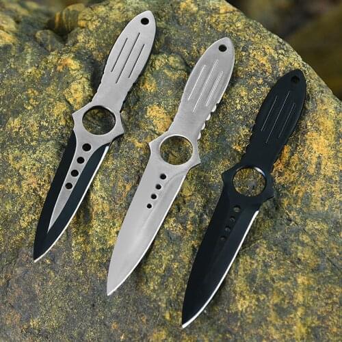 Outdoor Pocket Knife Survival Knife EDC Multi Stainless Steel Fixed Hunting Knife Diving Hunting Self Defense Knives and Sheath