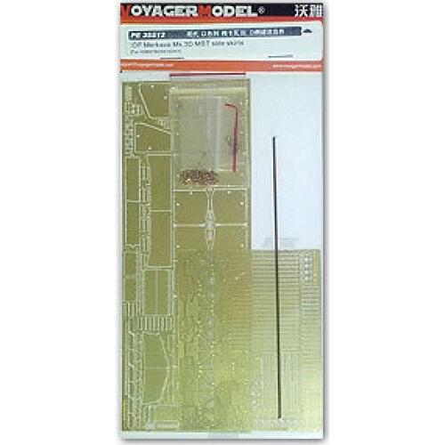 KNL HOBBY Voyager Model PE35512 Mecca Mk.3D main battle tank side skirt metal etching pieces (HOBBYBOSS)
