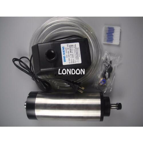 CNC spindle kit ER11 1.5KW water cooling spindle + water pump+water pipe+cnc engraving bits