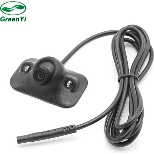 MiNi 360 Degree Rotation Normal Image HD CCD 2 LED Parking Assistance Camera Front Side View Camera For Car DVD Monitor