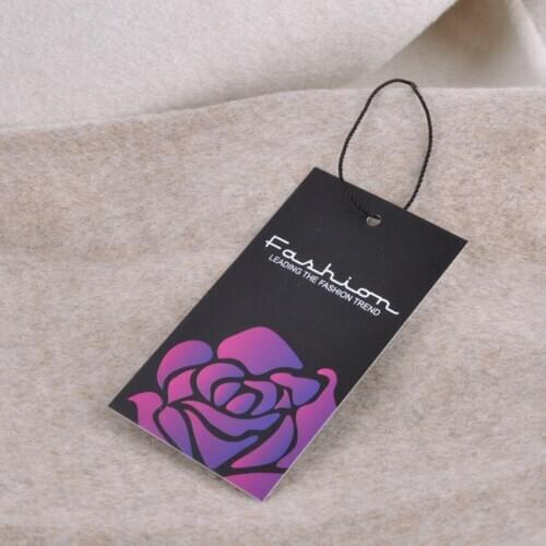 Fashion hang tag custom hang tag printed paper clothing labels tags customized price label logo printing