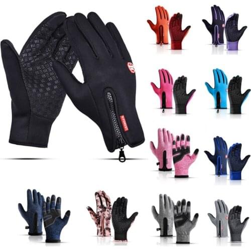 Men Women MTB Bike Gloves Sports Cycling Gloves Touch Screen Running Fitness Gym Riding Ski Motorcycle Bicycle Gloves