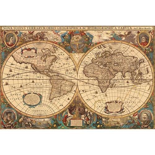 100% Full 5D Diy Diamond Painting "World Map" 3D Cross-stitch Full Rhinestone Full Pasted Diamond Painting Embroidery Mosaic